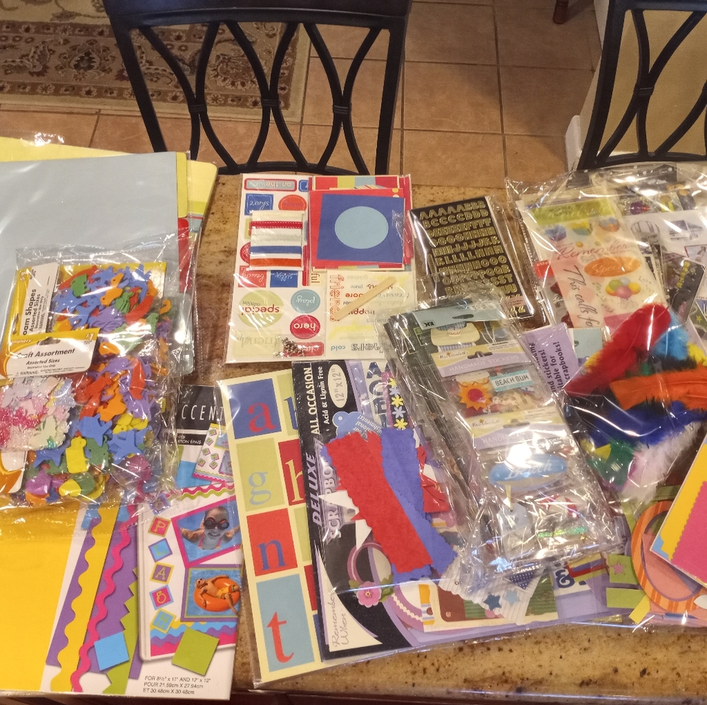 HUGE Scrap Booking Lot NWOT